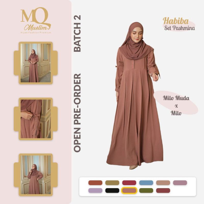 Ready Stok Habiba Mom Mq Muslim