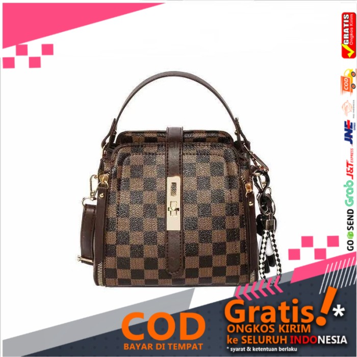 Tas wanita Lv mini chocky kotak ald21