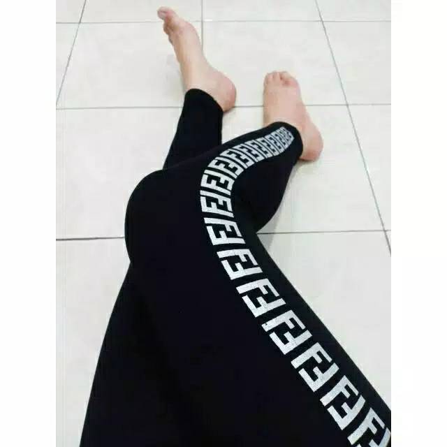 Legging import murah / LEGGING FF SILVER