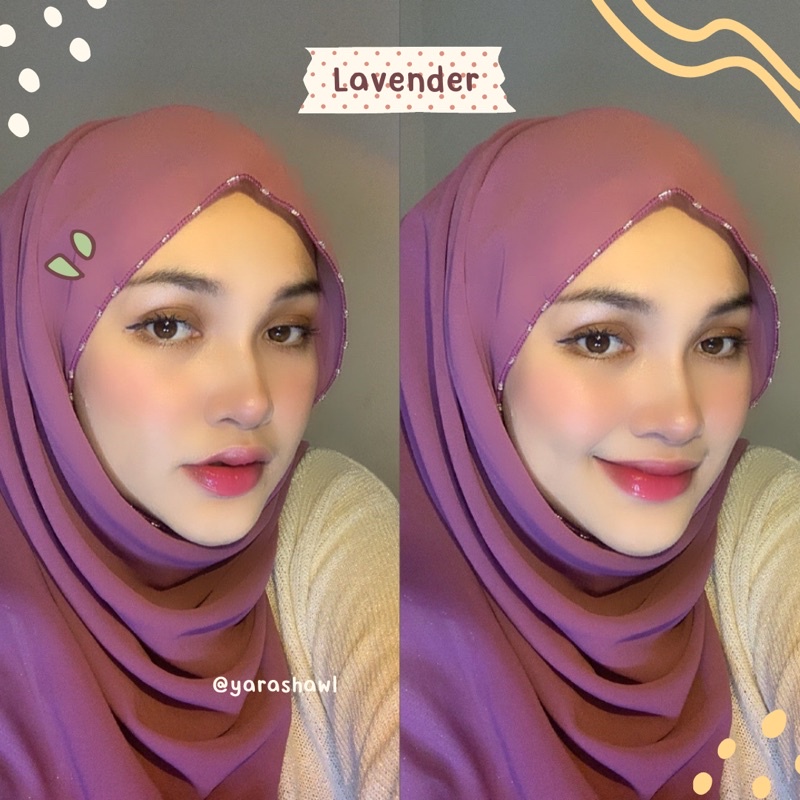 Yarashawl- [PASTEL SERIES] Pashmina Payet Ceruty Babydoll Premium | Hijab Pashmina Ceruty Babydoll |