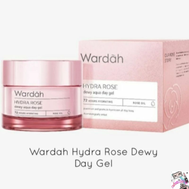 ☃Cutezz_Ching☃Wardah Hydra Rose Dewy Aqua Day Gel 40g