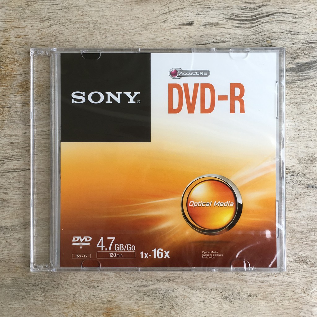 (Jual Satuan) DVD-R Sony Single Pack 16X 4.7GB Slim Case