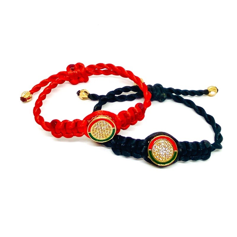 gelang tangan wanita //gelang serut//gelang rajut //perhiasan // gelang