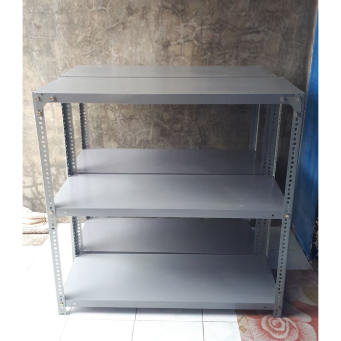 GROSIR RAK BESI SIKU LUBANG SERBAGUNA 3SUSUN