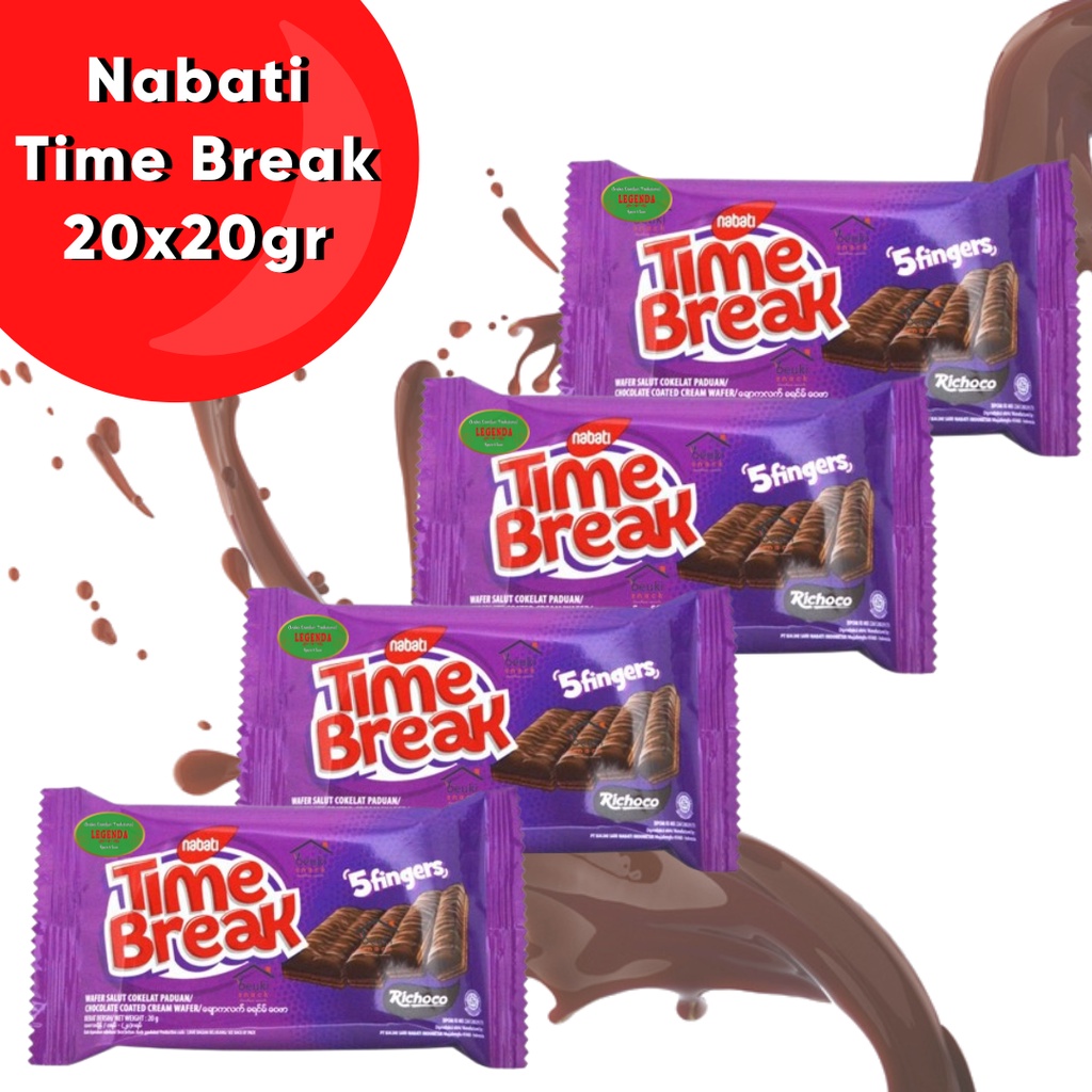 

Nabati Time Break Renceng isi 20 x 20 gram