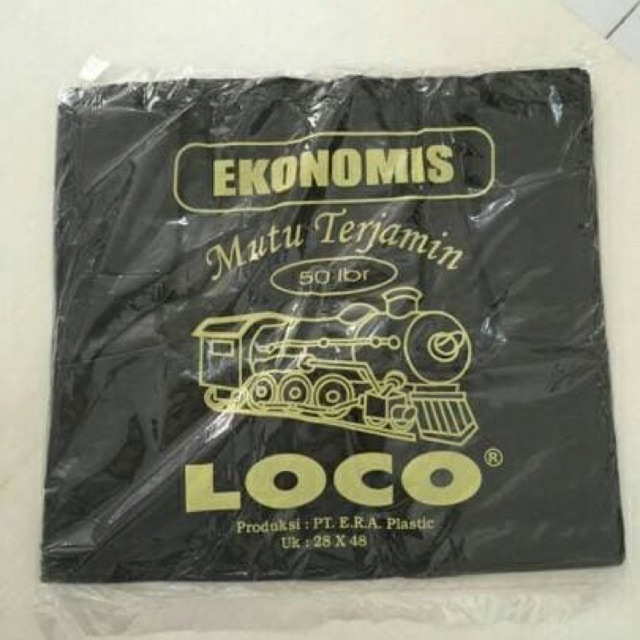 Kantong Plastik/Kresek Loco Ekonomis Hitam 28