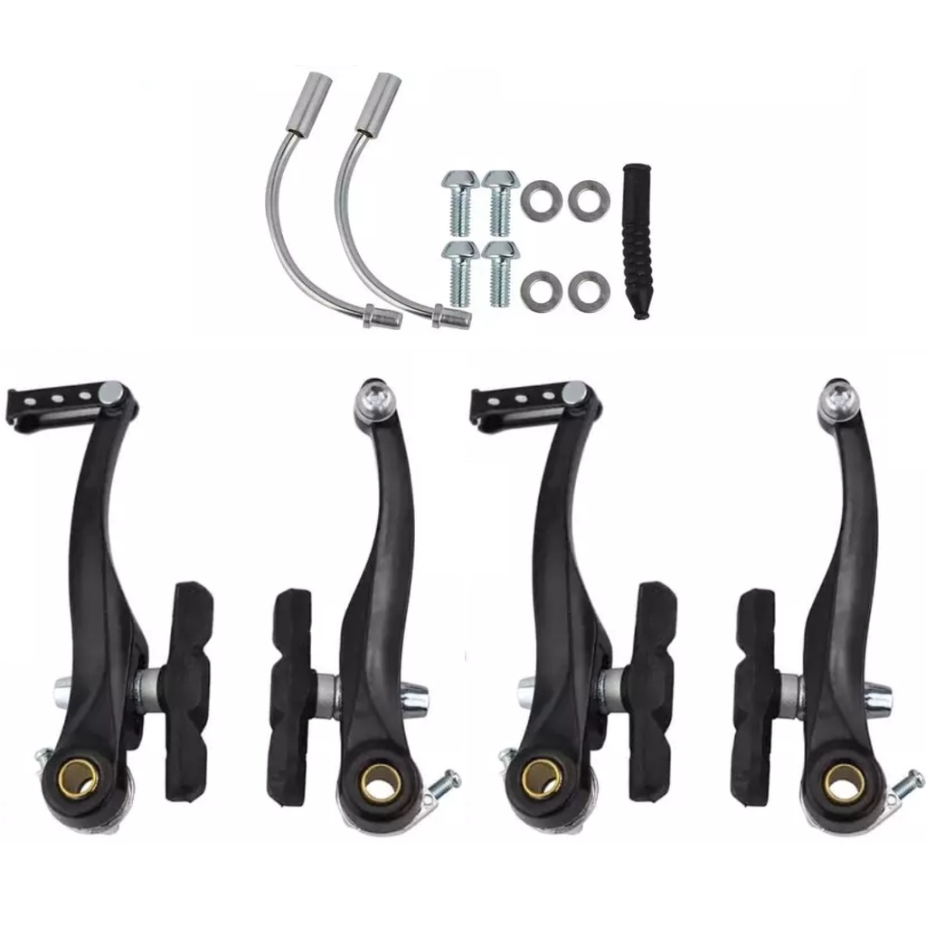 Rem Sepeda Vbrake Full Alloy Black Sepeda Lipat Mtb Minivelo Dll