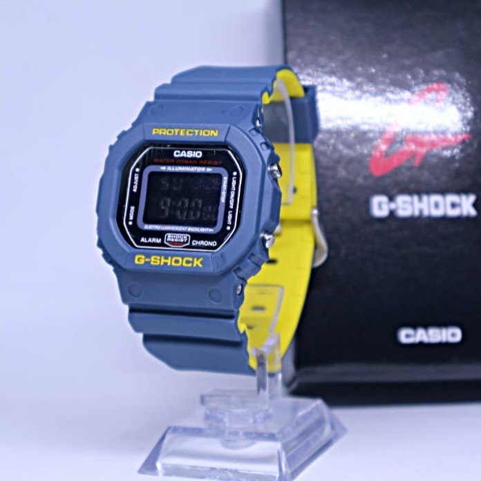 JAM TANGAN DIGITAL G-SHOCK DW 5600 KOMBINASI FREE BOX ANTI AIR DUAL COLOR