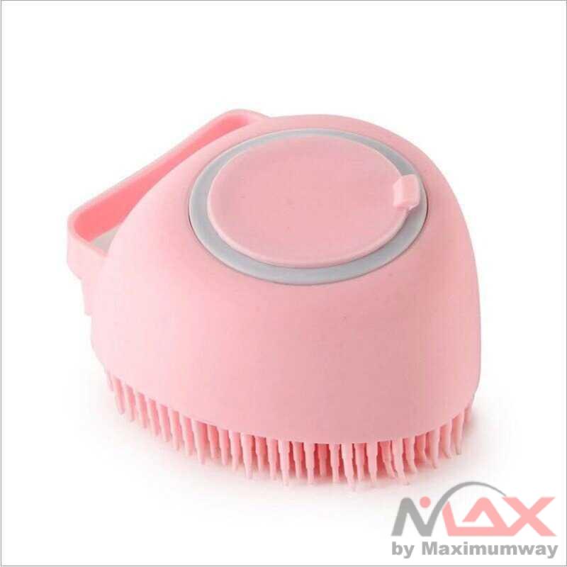 Spons Mandi / Sikat Badan Silikon / Shower brush / Sikat Mandi Silikon Dispenser portable Bath Brush With Hook Soft Silicone Baby Showers Cleaning Mud Dirt Remover Massage Back Scrub Showers Bubble Non-toxic Brushes