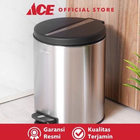 ACE - KRISBOW 5 LTR TEMPAT SAMPAH STAINLESS