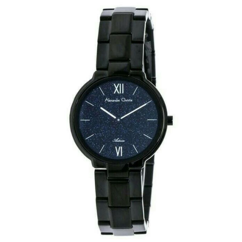 Jam Tangan Wanita Alexandre Christie AC 8480/AC8480 HITAM Original