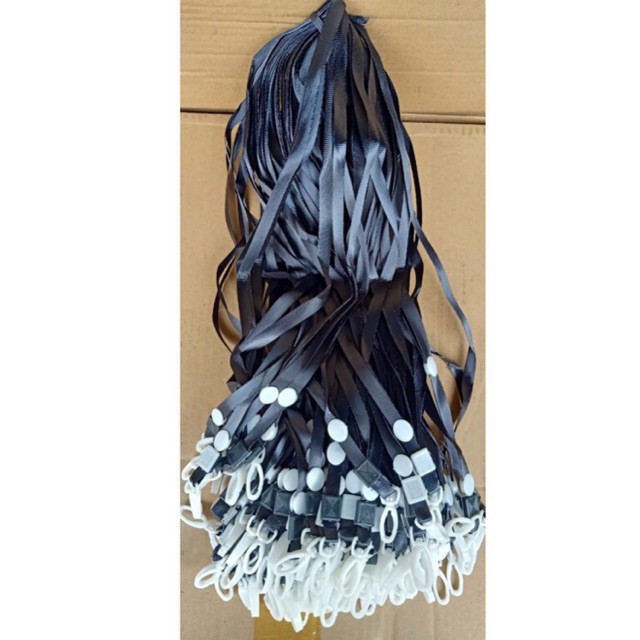 

YEN Tali ID Card / Tali Lanyard 1cm Jepitan Plastik / 100pcs