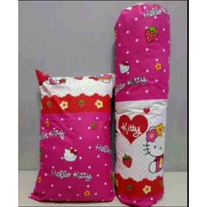 SARUNG BANTAL DAN GULING KARAKTER MURAH/SARGUL SET