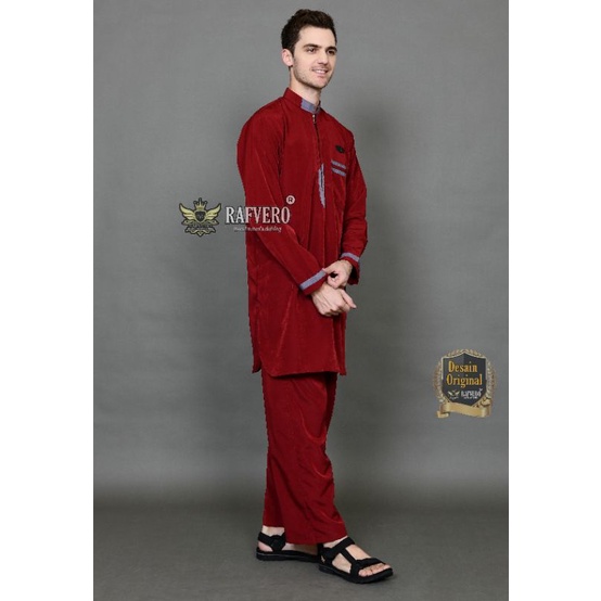 Setelan Pakistan Fathan ORIGINAL RAFVERO - SETELAN BAJU MUSLIM PRIA