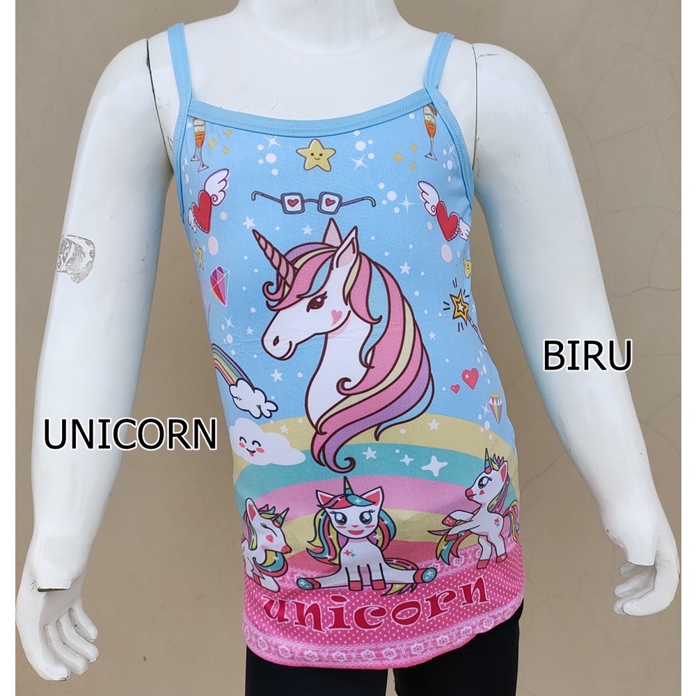 Kaos Singlet LITTLE PONY UNICORN Tali Kecil / Kaos Dalam Anak Perempuan