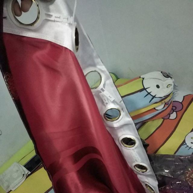 Gorden Printing Mewah /merah/ Hijau/ Gold/ Hordeng Gordyn Korden Korden