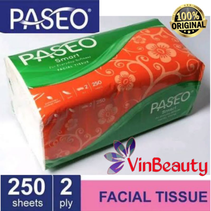 TISU PASEO 250 SHEET / TISSUE PASEO 250 SHEETS / FACIAL TISU WAJAH PASEO