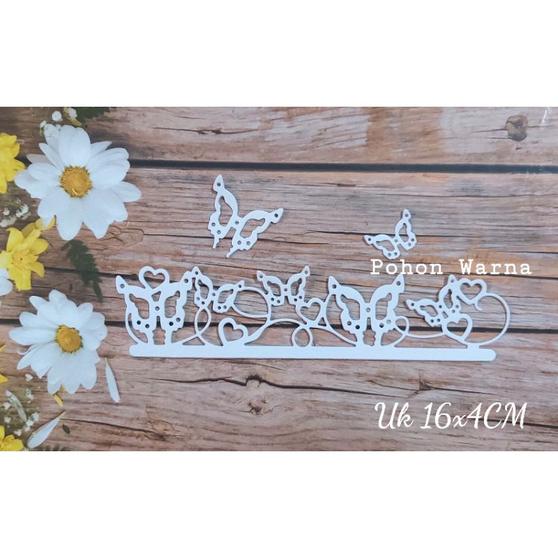 Scrapbook Border kupu 3D