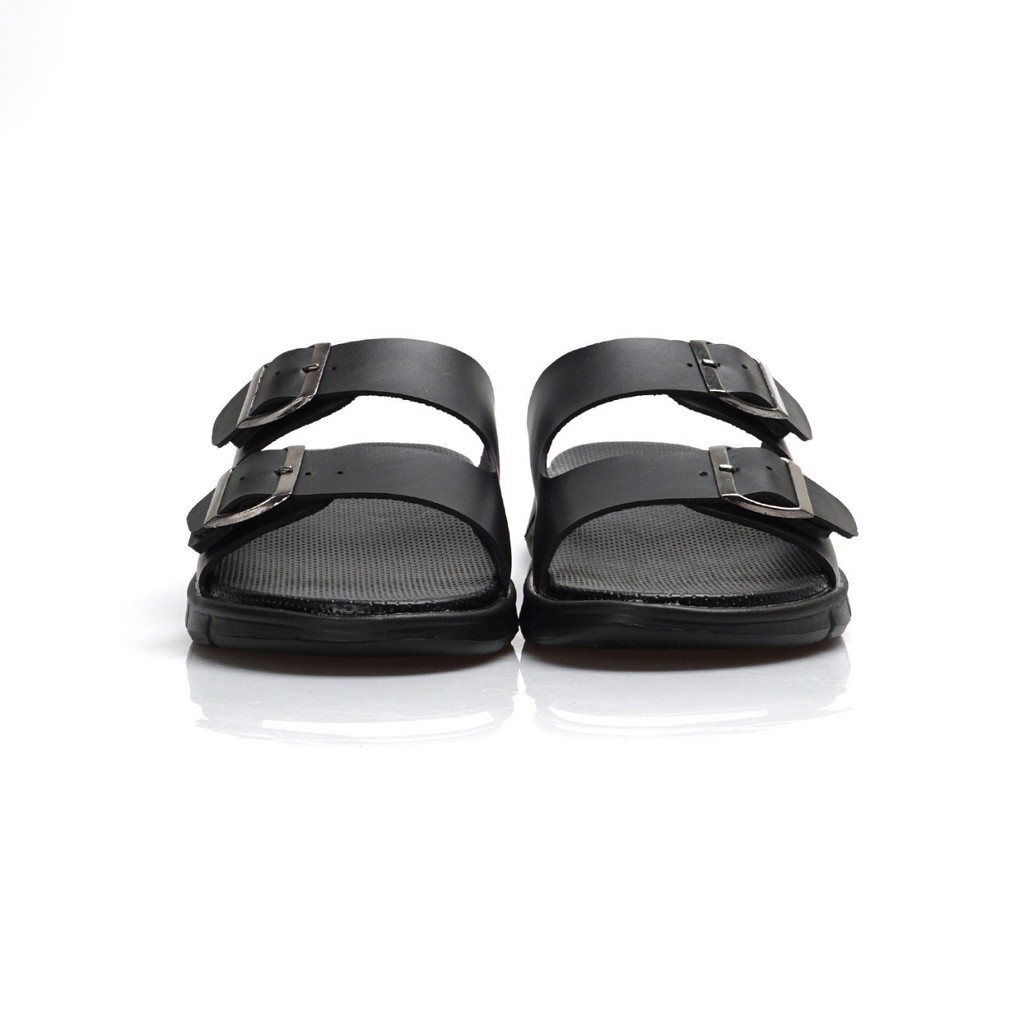 HIT BLACK |FORIND x Joey | Original Sendal Jepit Kulit Santai Kasual Pria/Cowok Sandal Footwear Ori