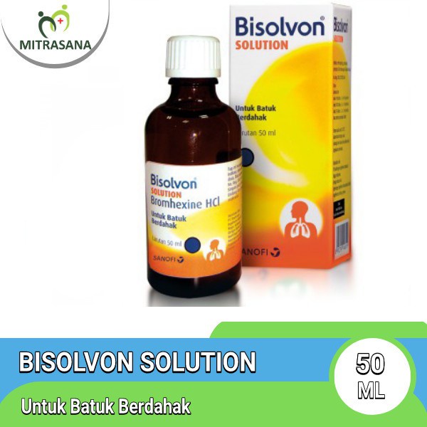 Bisolvon Solution 50 ML - Larutan Untuk Nebulizer