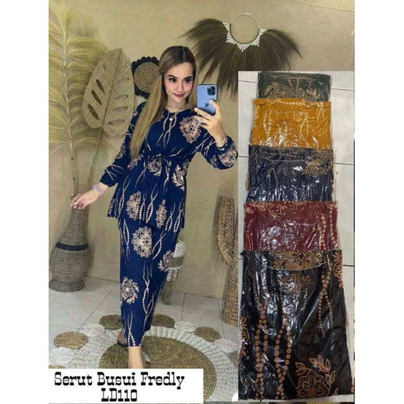 [BISA COD] Setelan Jumbo LD120 One Set Rayon Premium