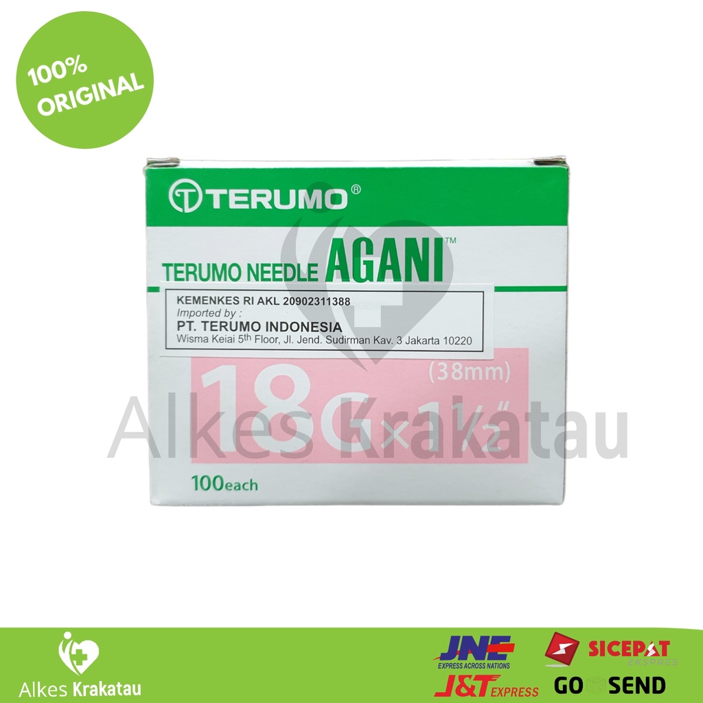 Needle Terumo 18 G AGANI / / Needle 18 G / Jarum 18G
