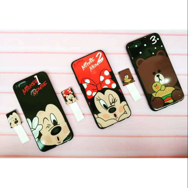 Case Hello Kitty + Hangrip For Oppo A37