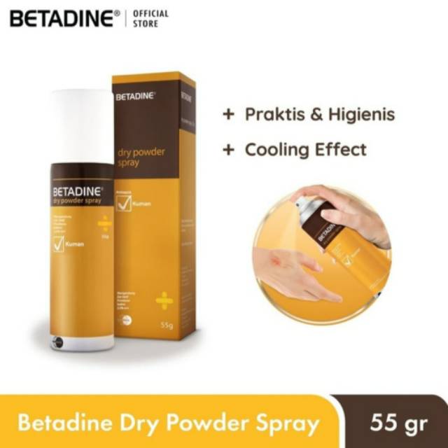 Betadine Dry Powder Spray 55gr