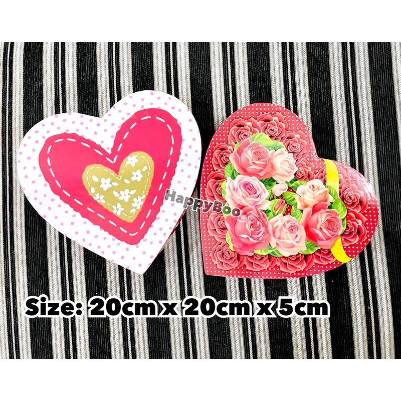 kotak kado love pipih high quality tebal box kado love box kdo valentine heart shape hammpers