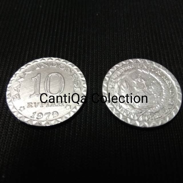 Shp07-Paket Koin Mahar 20 Rp 10 Rp 1979 X 2 Keping