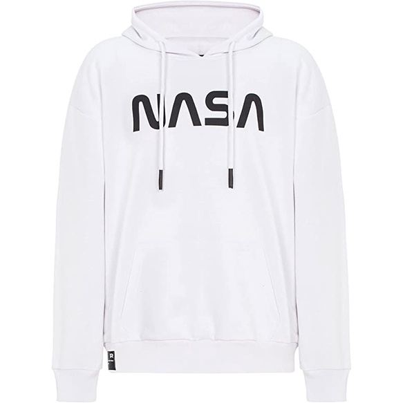 NASA Font Sweater Hoodie II Jumper hoodie NASA Font  Sz M-XL ( Pria &amp; Wanita )