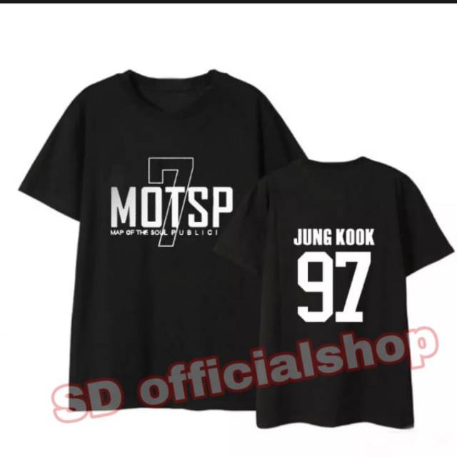 (cod)  kaos kpop bangtan MOTSP 7 request nama member