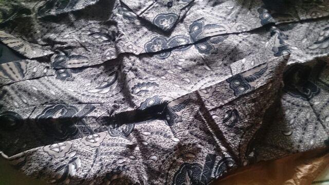(1kg=4pcs) Kemeja Batik Lengan Panjang Batik Ori Rahayu Bagaskara Batik Solo Seragam Batik