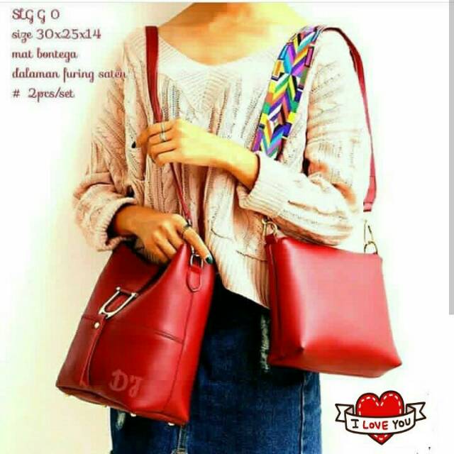 CUCI GUDANG!! Tas fashion 2in1 sling bag