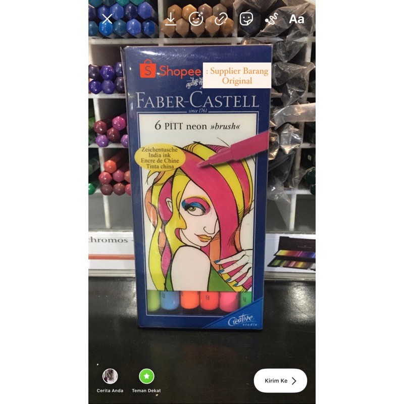 

Faber-Castell | Brush Pen Neon Set 6