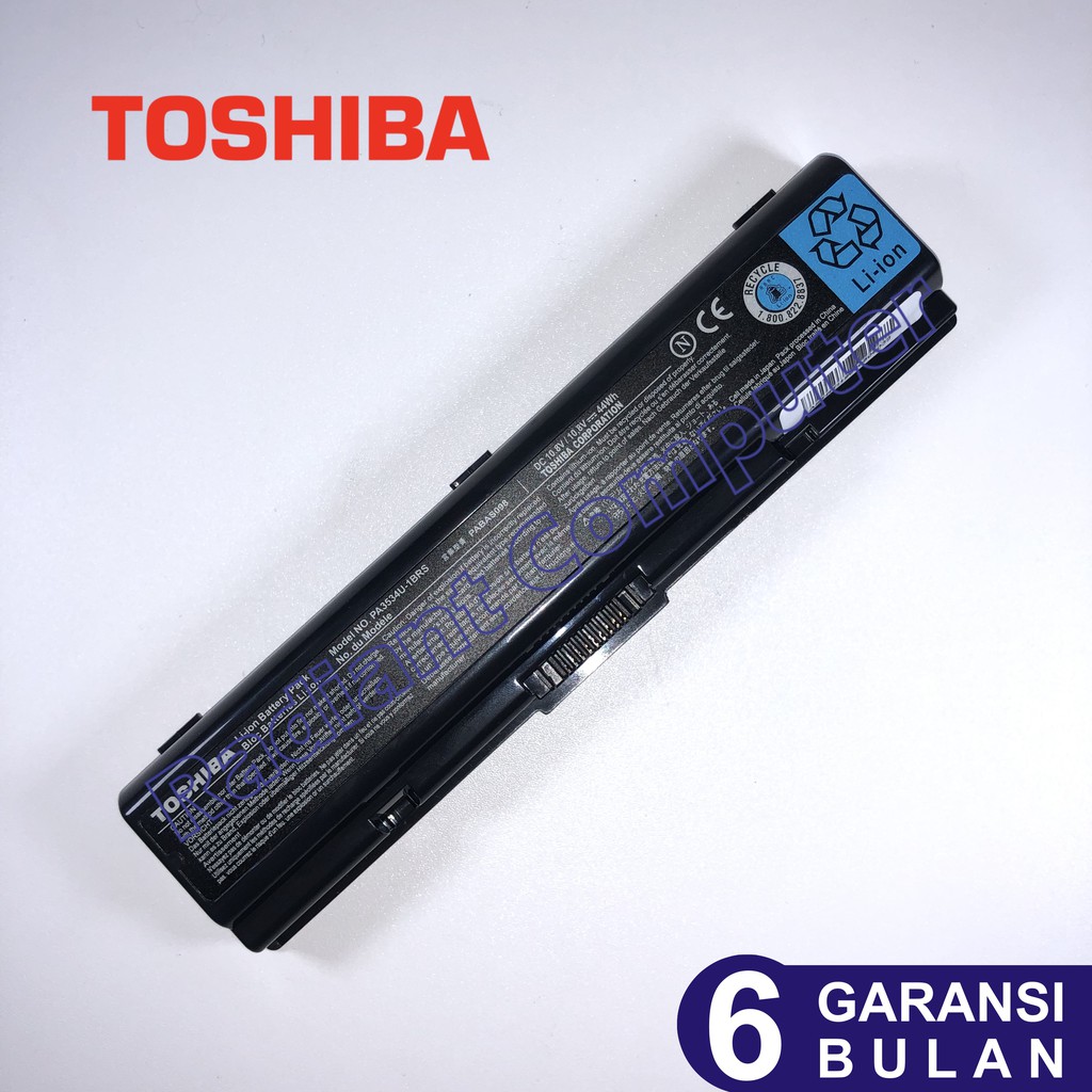 Baterai Toshiba Satellite A500 A505 L200 L201 L202 L203 L205 L300 L305