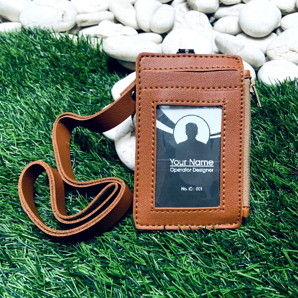 

Gantungan ID Card Holder Name Tag Dompet Kartu Multifungsi