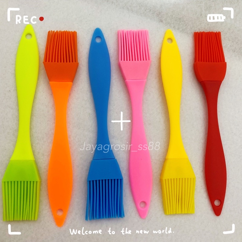 Butter brush Grosir kuas silikon cake brush silicone mentega butter pastry adonan