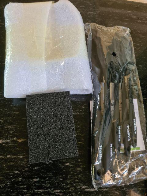 Walfos Ukuran Besar Diamond Cleaner Spons Pembersih Kerak Magic Sponge Kompor Dapur Rumah Tangga Brush