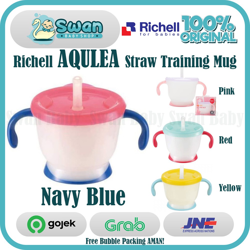 Richell AQ AQULEA Straw Training Mug