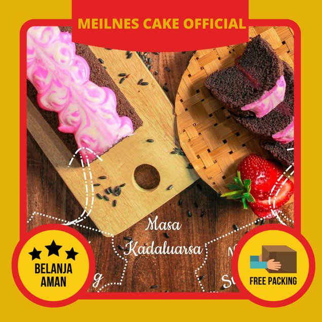 

Meilnes - Boketem - Bolu Ketan Hitam - Strawberry - Oleh Oleh Bandung