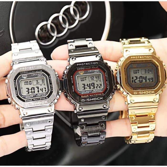 COD JAM TANGAN DIGITAL SEGI STAINLESS PRIA G-SHOCK JG - 2055