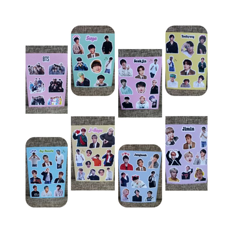 

STIKER BTS UNOFFICIAL ( NO WATERPROOF )