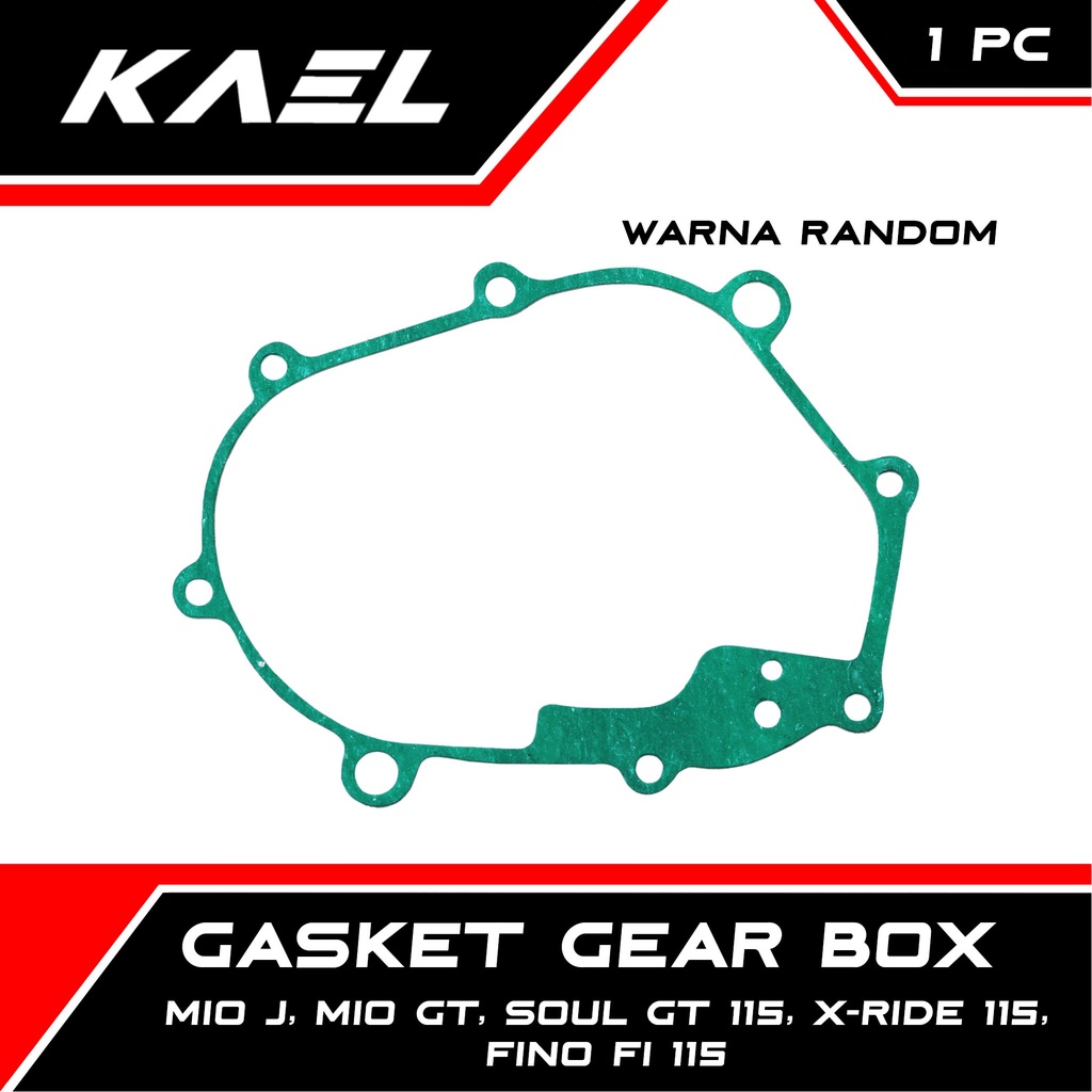 Gasket Gear Box Yamaha Mio J-GT &amp; Soul GT Old 115 &amp; X-Ride Lama 115 &amp; Fino FI-F1 Awal 115 Paking-Packing Mission Case Gardan Magnet-Magnit Transmisi-Rasio-Ratio-Transmition