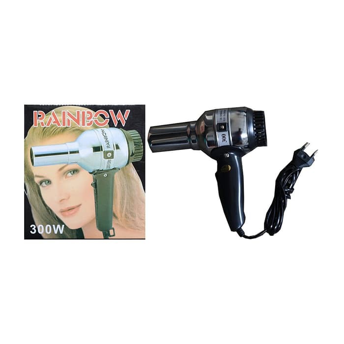 Hair Dryer RAINBOW Pengering Rambut 350/850W hairdryer panas bulu anjing kucing low watt kecil murah