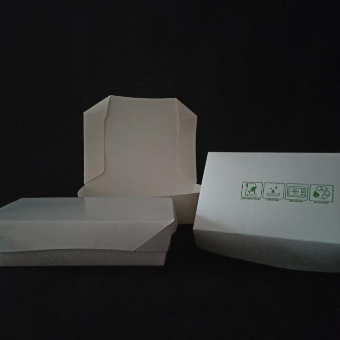 Paper lunch box L/food grade.