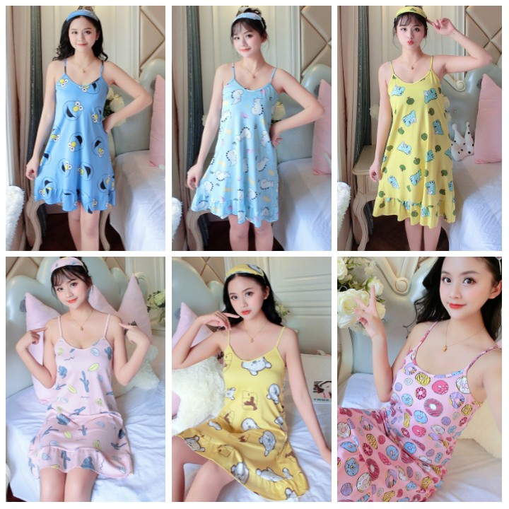 BAJU TIDUR DRESS PIYAMA IMPORT PREMIUM IMUT BANYAK MOTIF PART 2