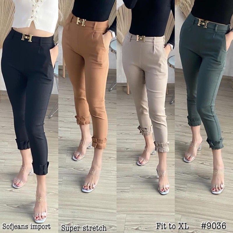 Celana Wanita softJeans Impor 9136