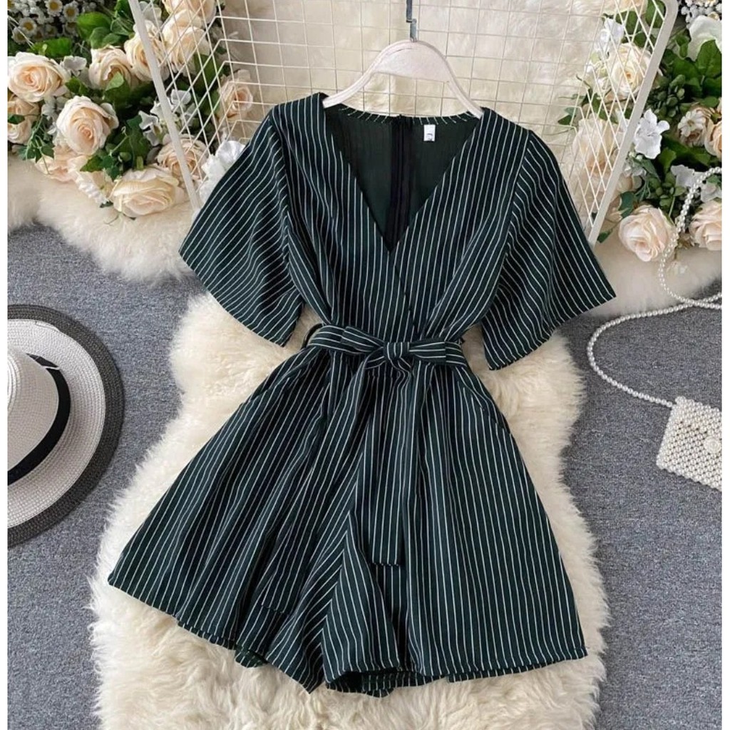 *[HNFK] Jumsuit Soila / Jumpsuit Pendek Korea / Jumpsuit Elene / Baju Jumpsuit Wanita Terbaru / Jumpsuit salur