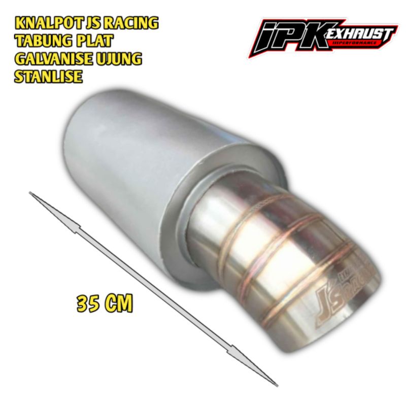 Knalpot Mobil Js Racing Titan Suara Ngebas Buat Mobil Avanza ,xenia ,brio,jazz,civic, pickup ,baleno